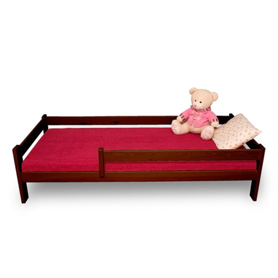 Łóżko dla dziecka z barierką Dąb