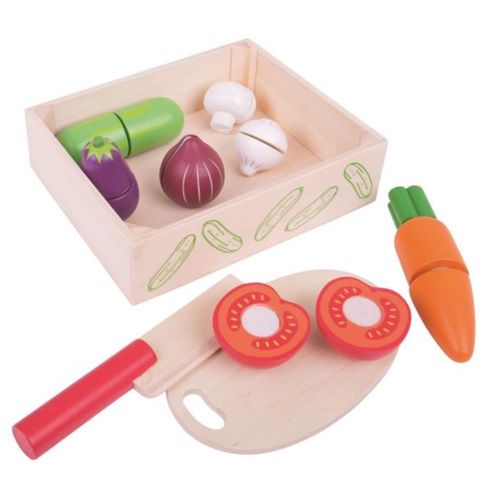 Skrzynka z warzywami do kuchenki dla dzieci