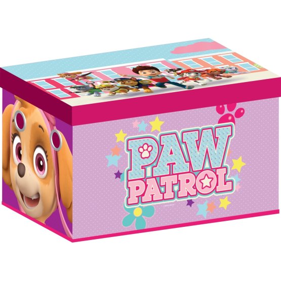 Skrzynia na zabawki z tkaniny Paw Patrol Pink