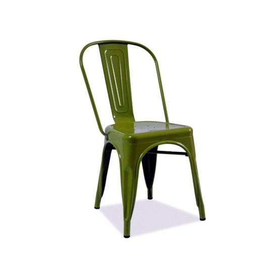 Krzesło LOFT ciemno zielone