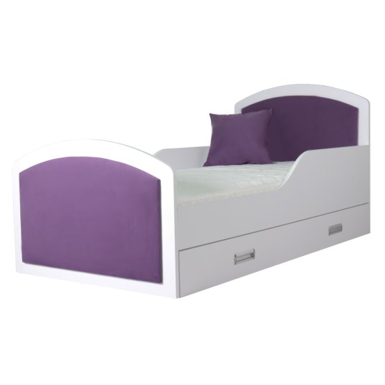 Łóżko dla dziecka DREAMS - Casablanka fioletowa 160x80 cm