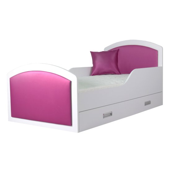 Łóżko dla dziecka DREAMS Verona różowa 160x80 cm 