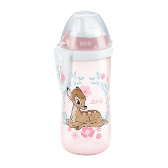 Dziecięca butelka NUK Disney Classic Kiddy Cup 300 ml różowa
