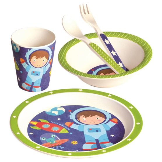 Dziecięcy do jedzenia zestaw Astronauta