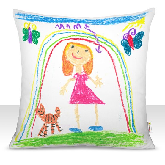 poduszka z rysunek Swój dziecko