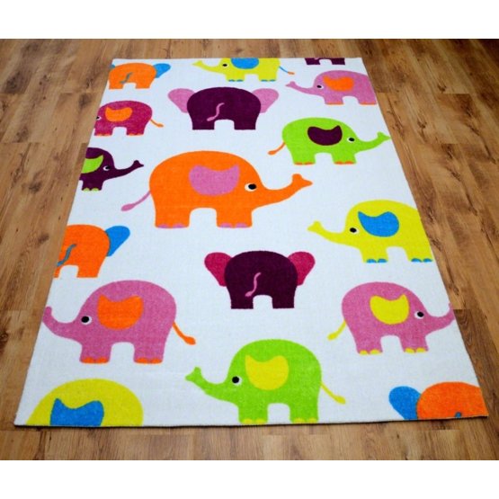 Dywan dla dzieci Słonie