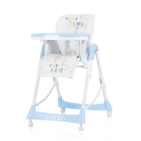 Krzesełko do karmienia CHIPOLINO Comfort Plus - Baby blue