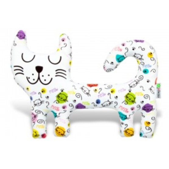 Zabawka tekstylna - Biały kotek Meow