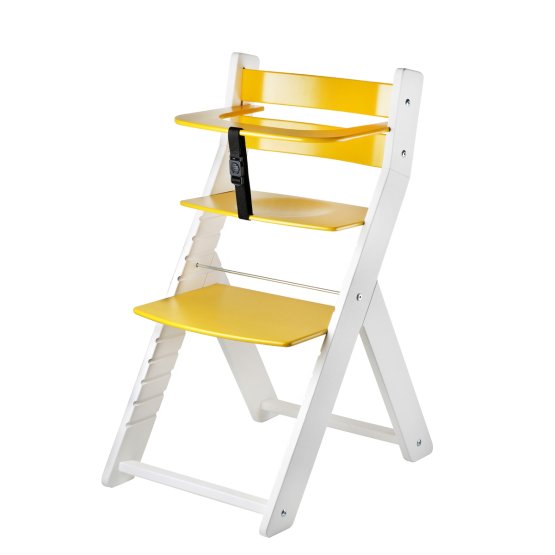 Dziecięca rosnące krzesło LUCA - żółte