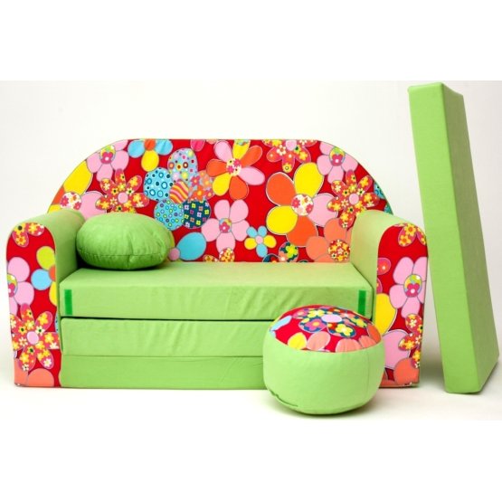 Sofa dla dzieci Kwiaty