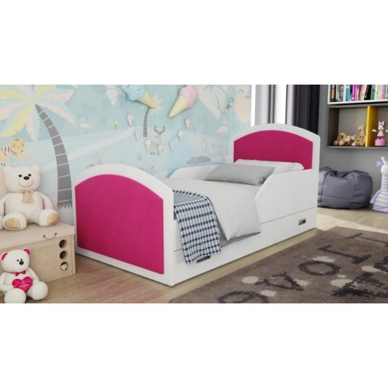 Łóżko dla dziecka DREAMS - Casablanka różowa 160x80 cm