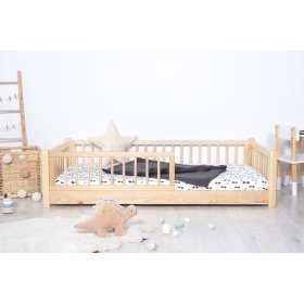 Niskie łóżeczko dziecięce Montessori Ourbaby - naturalne, Ourbaby®