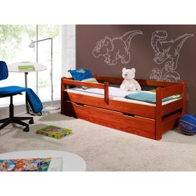 Łóżko dla dziecka z barierką - Wiśnia, Ourbaby®