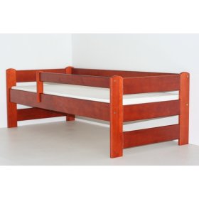 Łóżko dla dziecka z barierką - Wiśnia