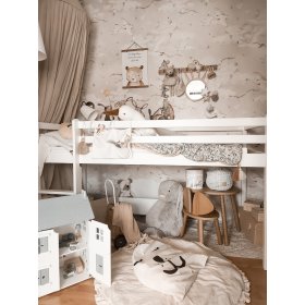 Podwyższone łóżko dziecięce Ourbaby Modo - białe, Ourbaby®