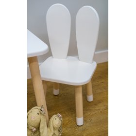 Krzesełko dziecięce - Eyelet - białe, Ourbaby®