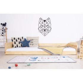 Łóżko drewniane Montessori Sia - lakierowane, Ourbaby®