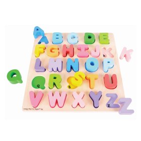 Bigjigs Baby Alfabet wielkimi literami, Bigjigs Toys