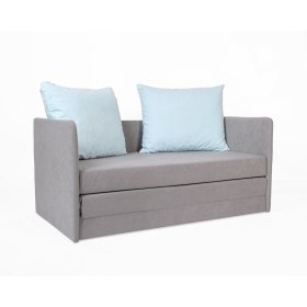 Sofa rozkładana Jack - ciemnoszary/jasnoniebieski, SFM