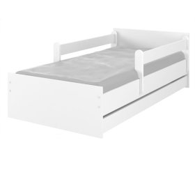 Łóżko dziecięce MAX 160x80 cm - białe, BabyBoo