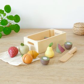Fruiti - Owoce drewniane - krojenie, Ourbaby®