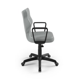Krzesło biurowe dostosowane do wzrostu 159-188 cm - szare, ENTELO