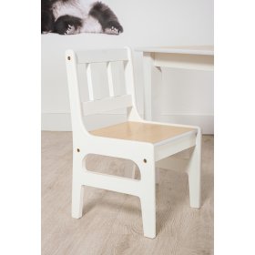 Stolik z krzesłami natural
