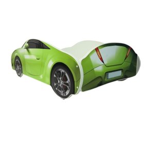 Łóżko samochodowe S-CAR - zielone, BabyBoo