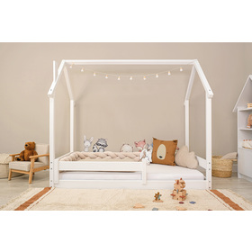 Łóżko dziecięce Montessori Komin białe, Ourbaby®